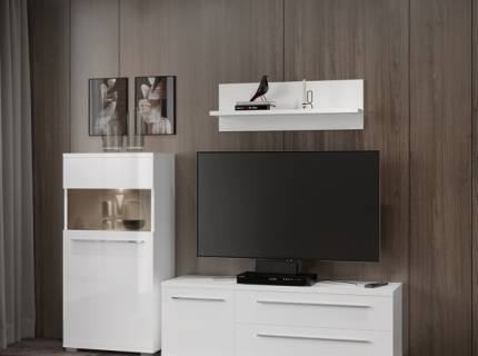 Set living 3 PIANO WHITE