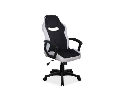 Scaun gaming reglabil pe inaltime, rotativ, cu mecanismul TILT CAMARO black / grey