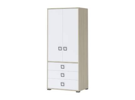 Dulap cu 2 usi si 3 sertare 84x198cm KIKI NATURAL