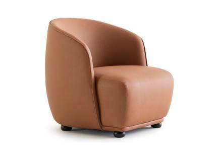 Fotoliu OSCAR cu spatar rotunjit, permium, personalizabil 80x64xH75cm