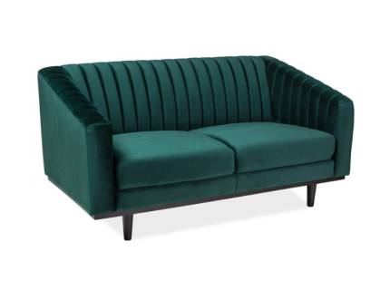 Canapea ASPREY 2 VELVET fixa, catifea verde 150x85cm