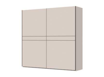 Dulap cu usi glisante OPERA 230x224x61cm casmir, maner maro