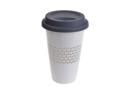 Pahar inchis alb 10x10x15cm