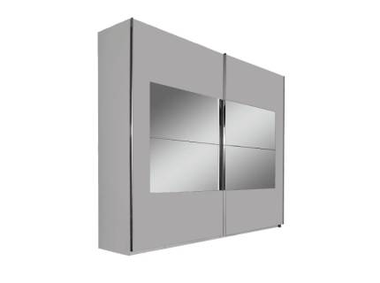 Dulap cu usi glisante  X-TEND FRAME 1 226x236x68cm silk grey/ oglinda