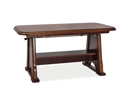 Masuta - transformabila in masa BEATA din PAL si lemn castan 130-170x67xH60cm