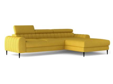 Coltar extensibil NAVAS S cu lada pentru depozitare, tetiere reglabile, personalizabil 240x165cm