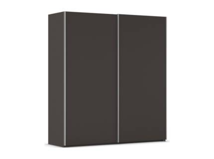 Dulap cu usi glisante TARO 201x223x69cm grafit, maner aluminiu